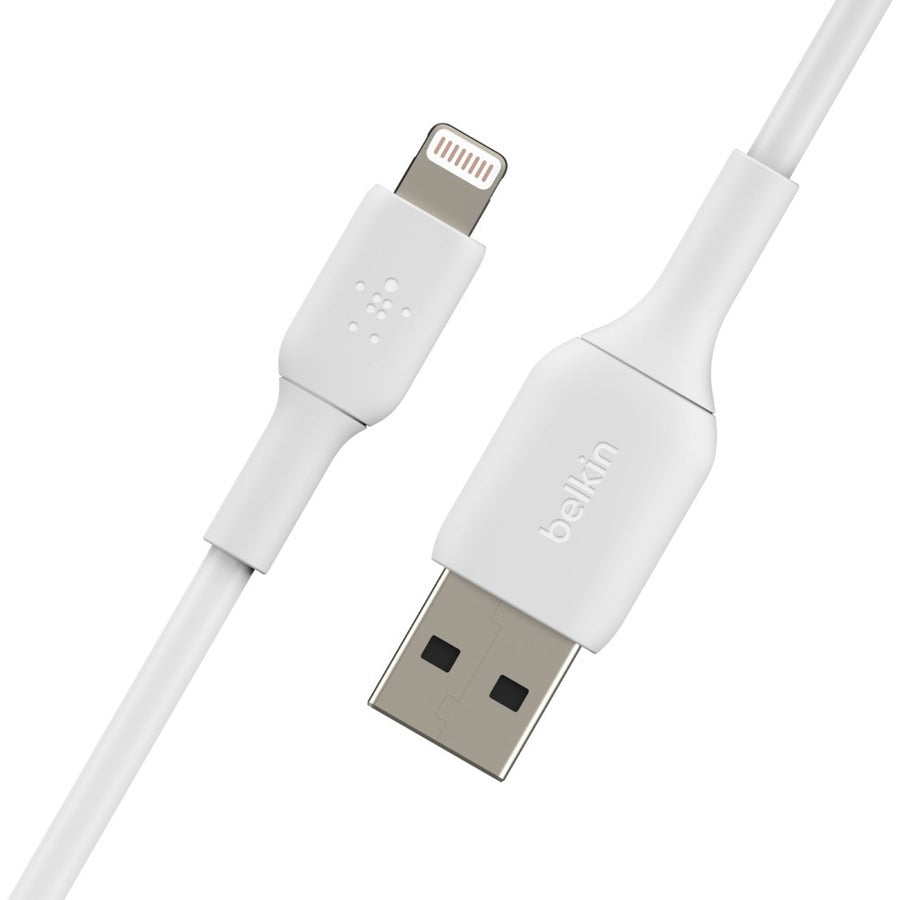 Belkin BoostCharge Lightning to USB-A Cable (15cm / 6in, White) - CAA001bt0MWH
