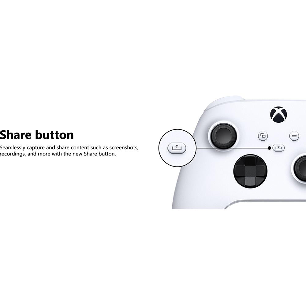Microsoft Xbox Wireless Gaming Controller in White - EP2-29919