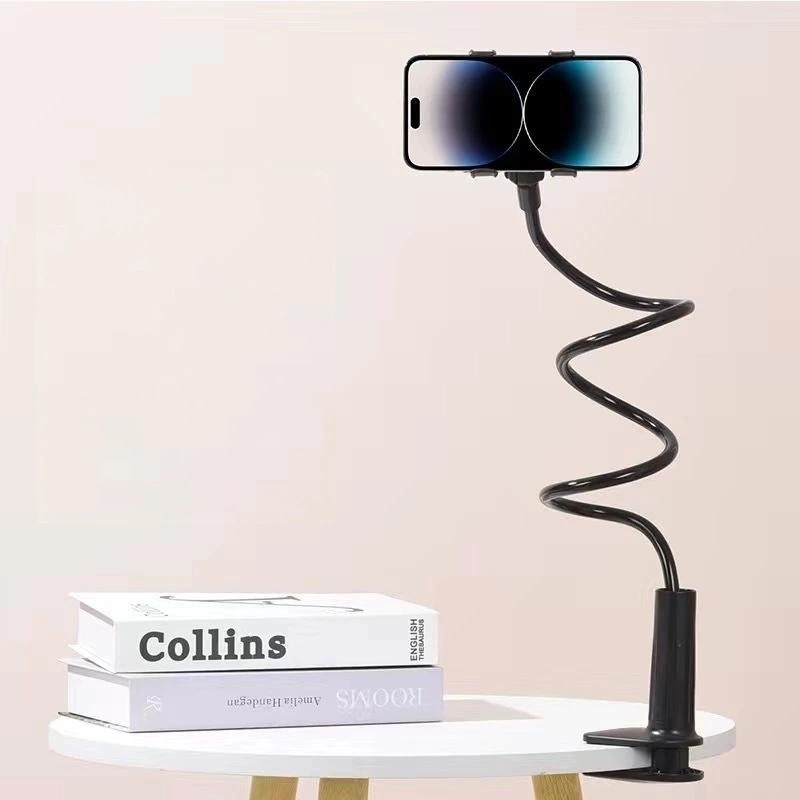 1m Universal Gooseneck Phone Holder, Flexible Long Arm Clip Phone Stand for Bed, Desk & Bedroom