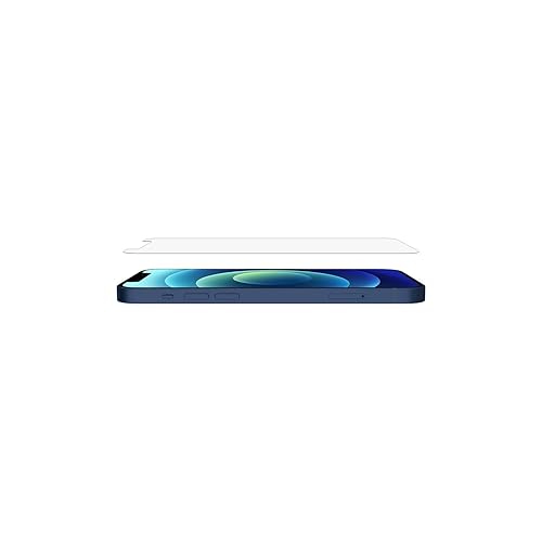 Belkin iPhone 12 Pro, iPhone 12 Screen Protector UltraGlass Anti-Microbial Treated, Ultimate Protection clear (OVA037zz) iPhone 12 and 12 Pro iPhone 12 and 12 Pro