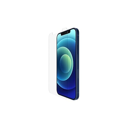 Belkin iPhone 12 Pro, iPhone 12 Screen Protector UltraGlass Anti-Microbial Treated, Ultimate Protection clear (OVA037zz) iPhone 12 and 12 Pro iPhone 12 and 12 Pro