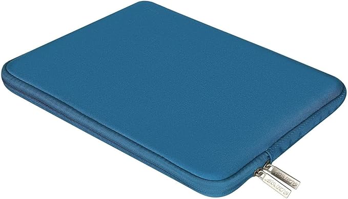 MOSISO Laptop Case 13.3 inch, 13-13.3 inch Laptop Sleeve Bag Compatible with MacBook Air/Pro 13 / Pro 14, HP Dell ASUS Lenovo Notebook, Neoprene Computer Sleeve Bag with Small Case, Lake Blue