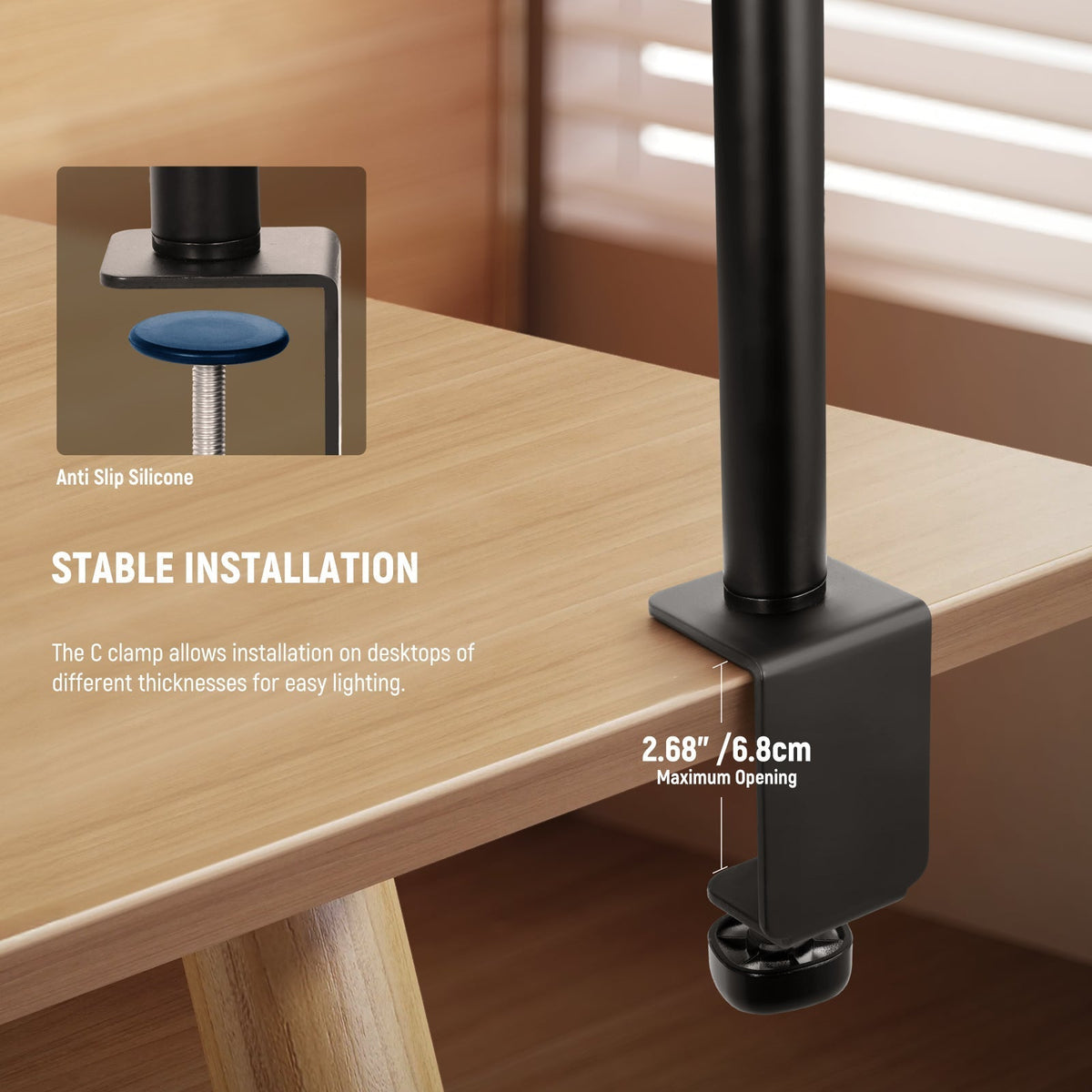 NEEWER BASICS R18 18W 7" Round Fill Light With Desktop Stand