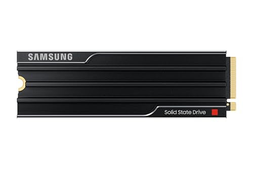 Samsung 1TB 9100 Pro with Heatsink Internal SSD Drive, PCIe 5.0 x4, NVMe 2.0 - MZ-VAP1T0CW