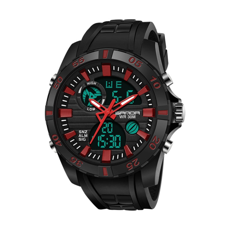 SANDA 791 Watch Genuine Fashion Sports Multifunction Electronic Watch Popular Men luminous Wrist Watch