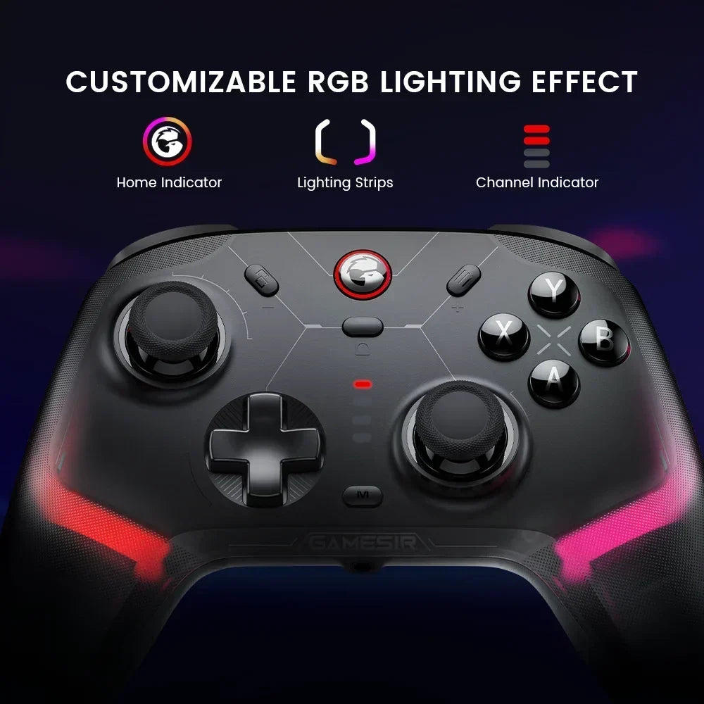 GameSir Cyclone 2 Multi-Platform Gaming Controller, Wireless for Nintendo Switch 2, PC, iOS, Android | Hall Effect, 6-Axis Gyro