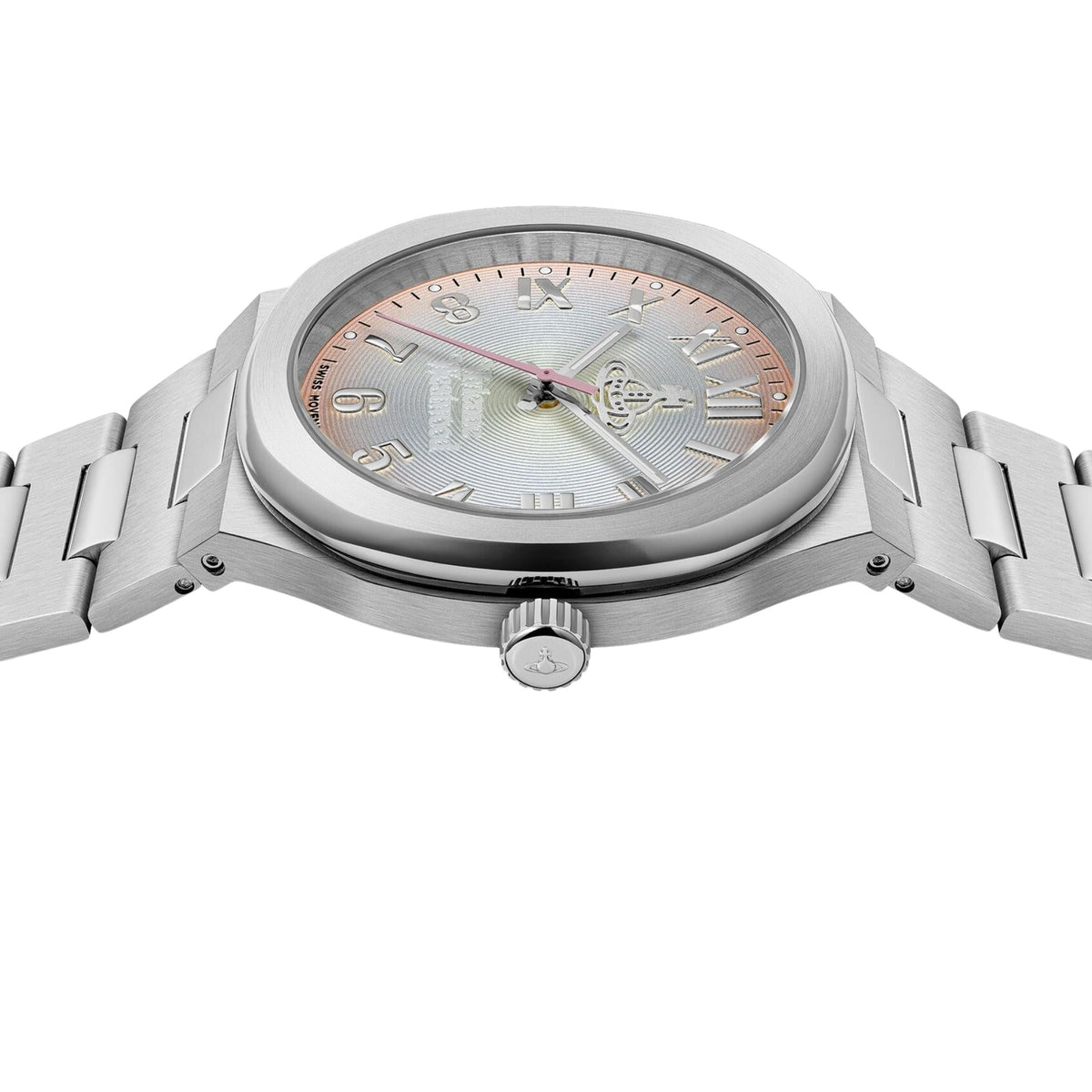 Vivienne Westwood Merton 39mm Multi-Colour Dial Steel Ladies Quartz Watch VV318MTSL