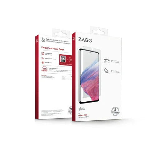 ZAGG Samsung A53 Glass+ Glass Screen Protector Clear