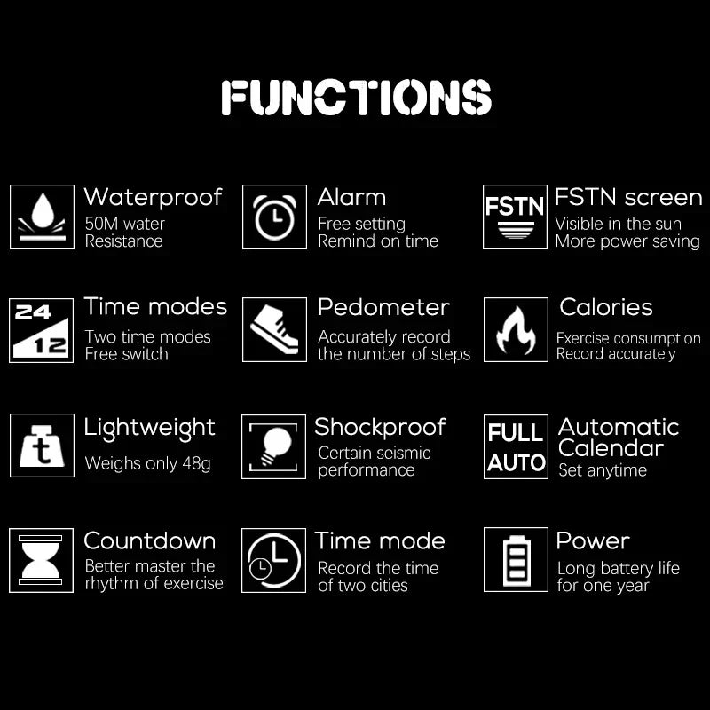 Digital Sports Watch - North Edge - Mars