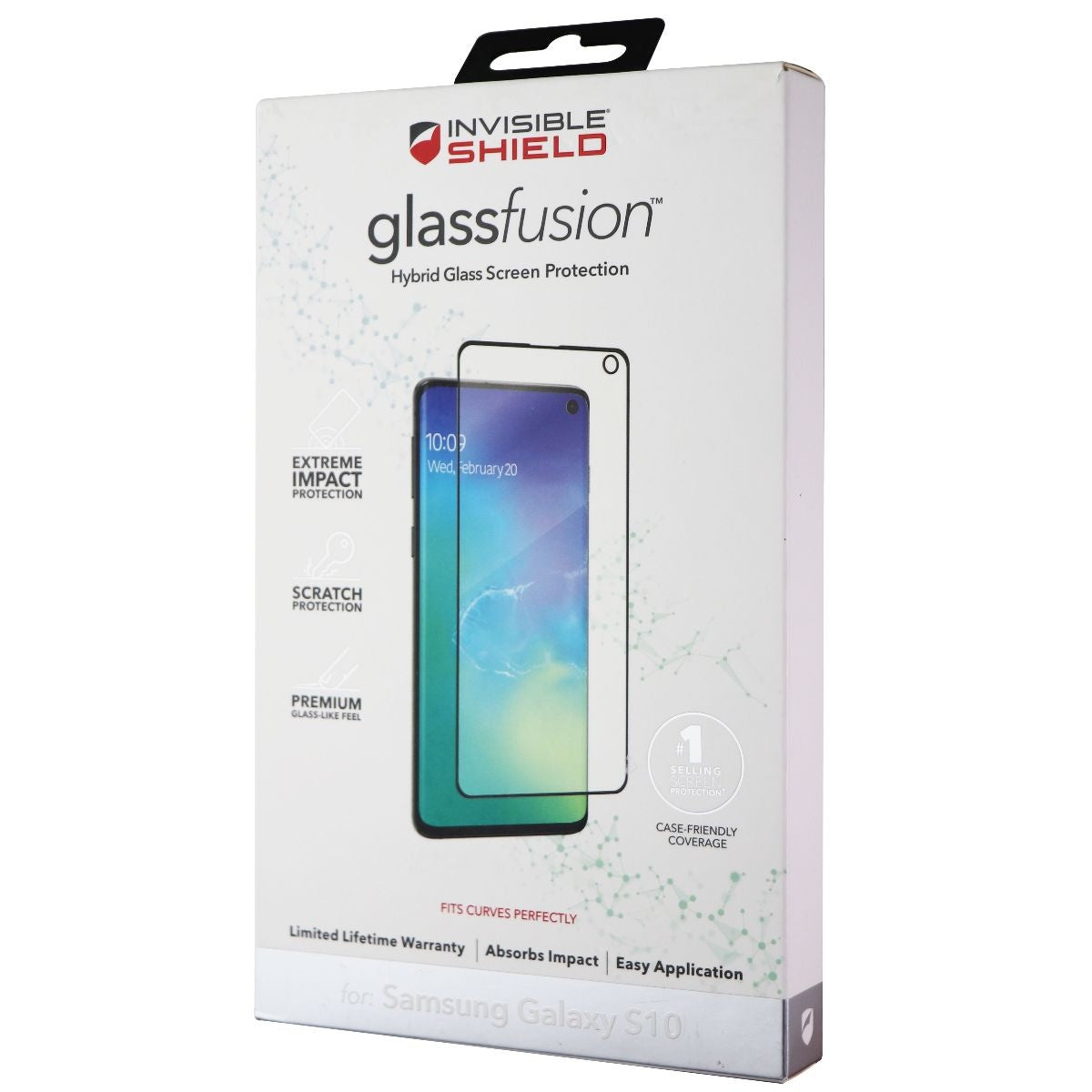 ZAGG InvisibleShield Glass Fusion Screen Protector for Samsung Galaxy S10