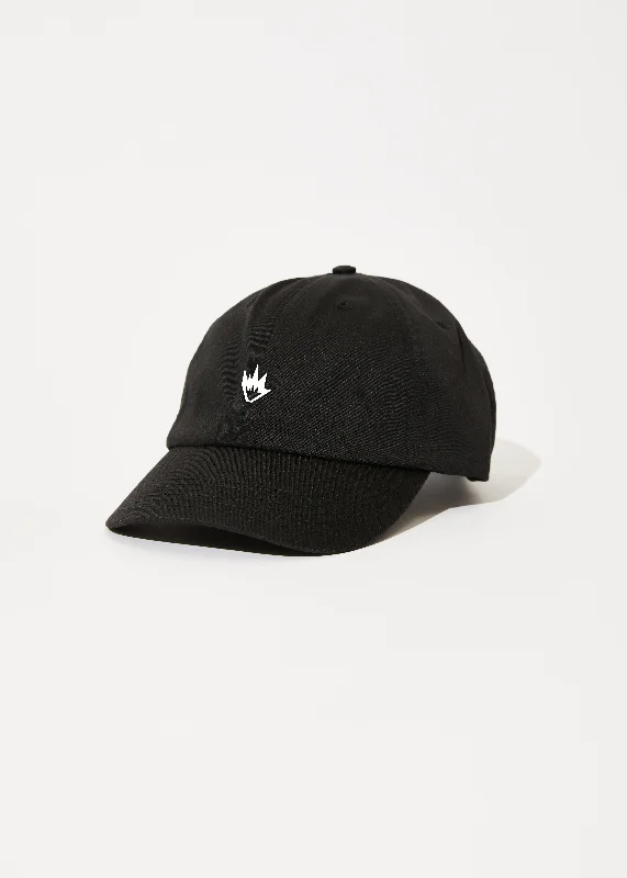 AFENDS Mens Core - Six Panel Cap - Stone Black