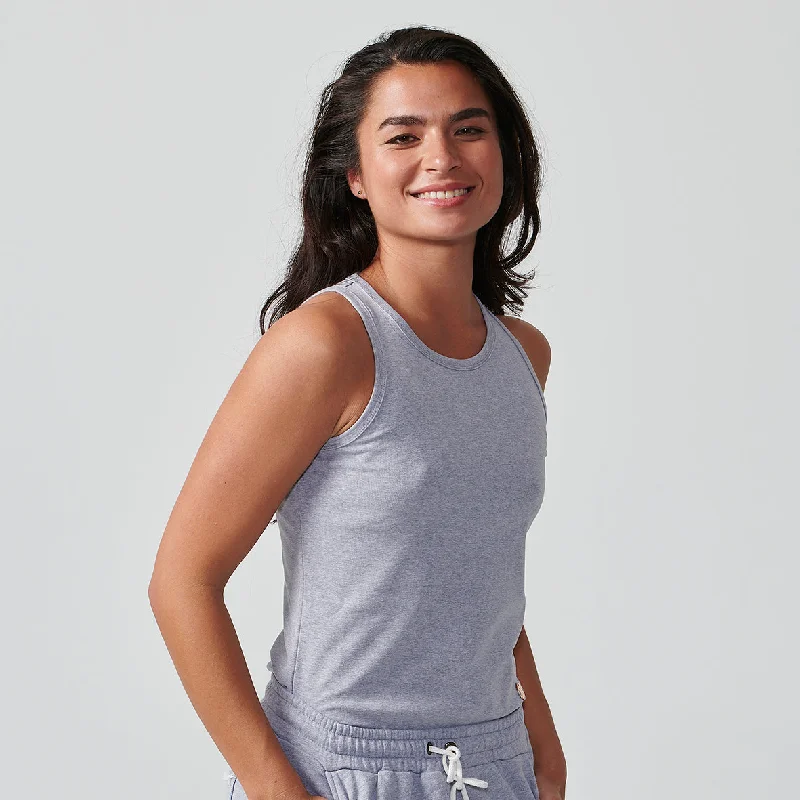 RIB TANK Grey Marle