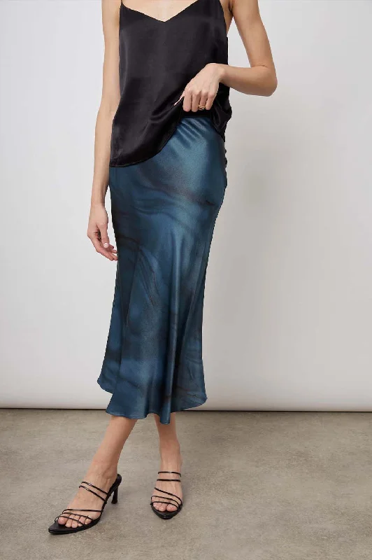 ANYA SKIRT - BLUE COAST