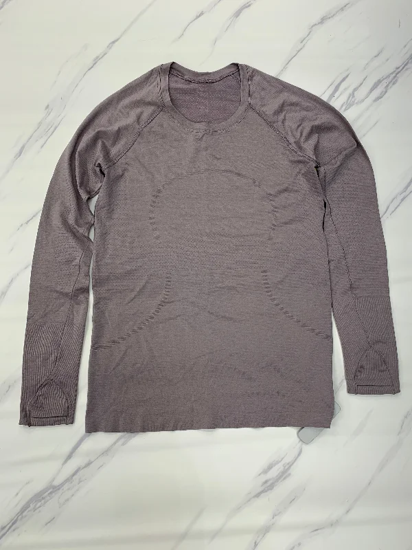 Athletic Top Long Sleeve Crewneck By Lululemon, Size: 10