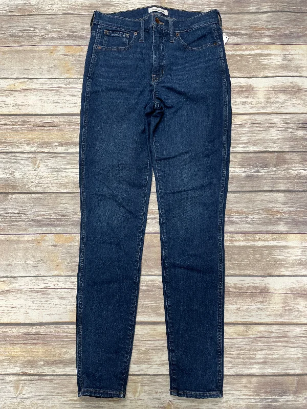 Jeans Skinny By Madewell In Blue Denim, Size: 8