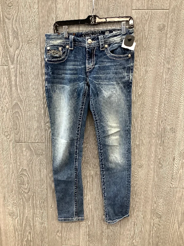 Jeans Skinny By Miss Me In Blue Denim, Size: 6