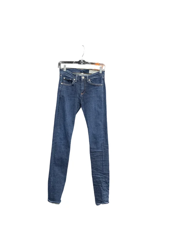 Jeans Skinny By Rag & Bones Jeans In Blue Denim, Size: 2