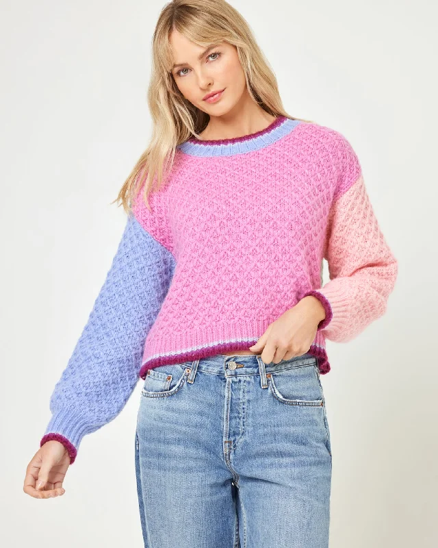 Pretty Please Pullover - Costa Del Sol Colorblock