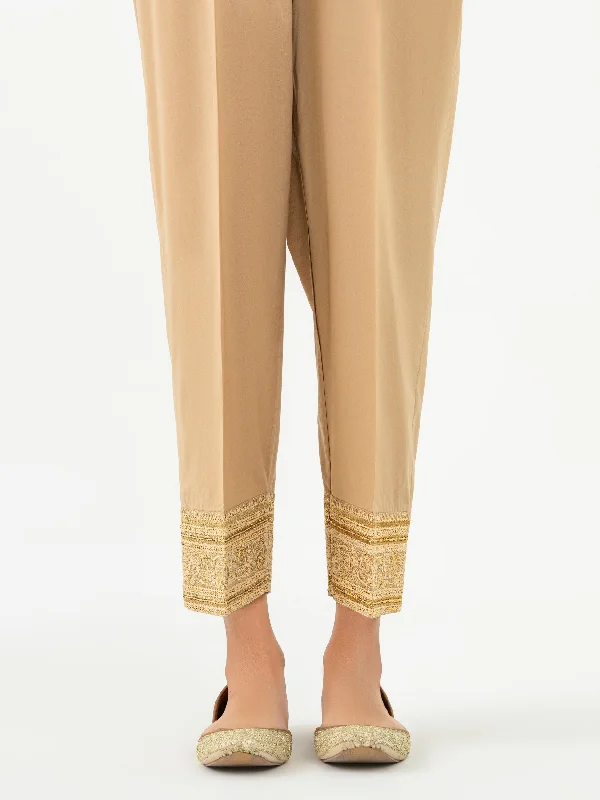 Cambric Trouser-Embroidered (Pret)