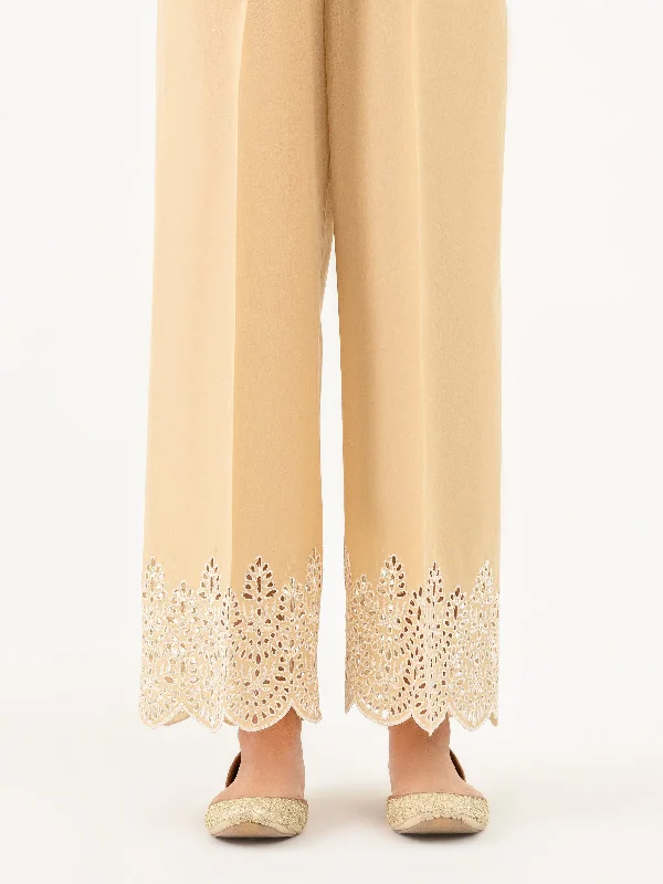 Cambric Trouser-Embroidered (Pret)