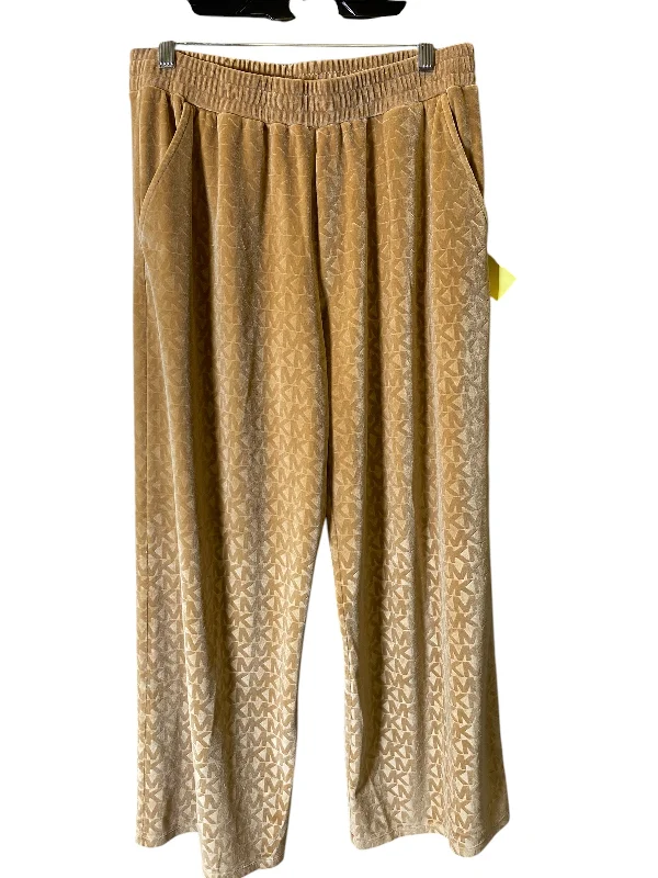 Pants Lounge By Michael Kors In Brown, Size: L