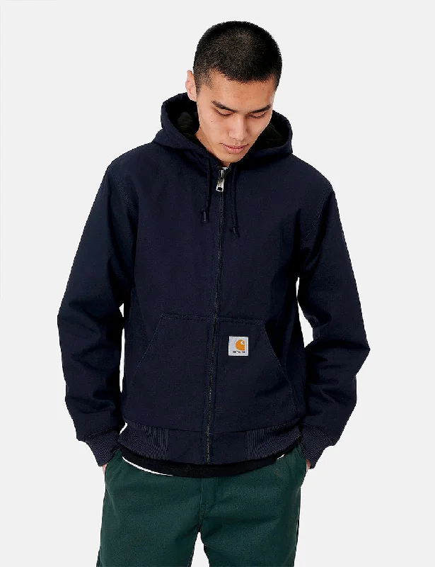 Carhartt-WIP Active Jacket (Organic Cotton) - Dark Navy rigid