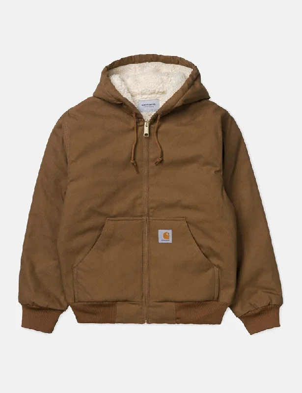 Carhartt-WIP Active Pile Jacket - Hamilton Brown Rigid