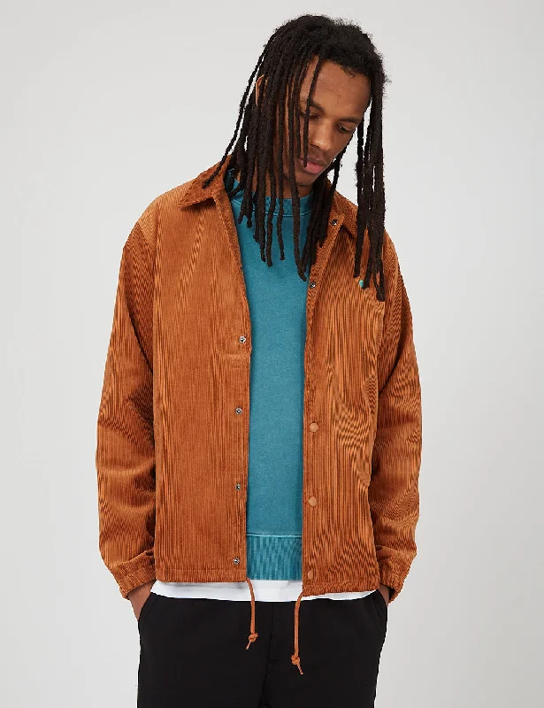 Carhartt-WIP Corduroy Coach Jacket - Rum/Bondi