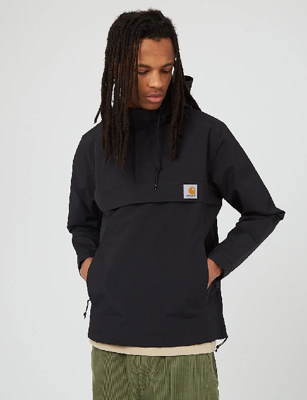 Carhartt-WIP Nimbus Pullover Shell Jacket - Black