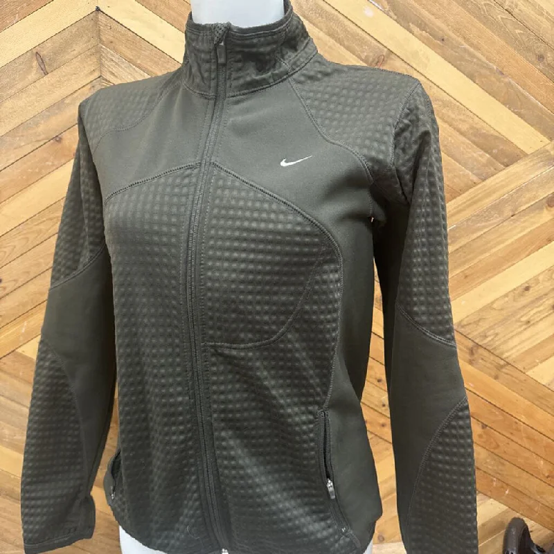 Nike - Women's Fit-Therma Fleece Full-Zip Jacket: Brown-women-SM