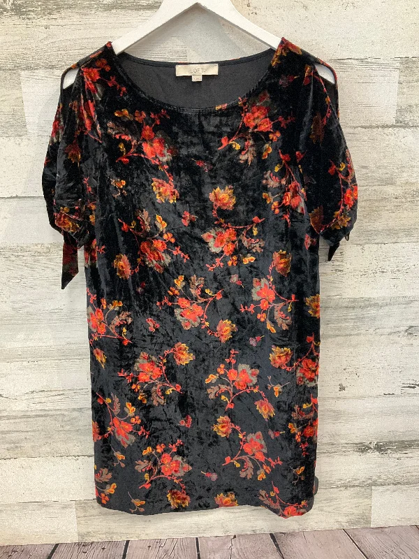 Dress Casual Midi By Loft In Multi-colored, Size: S