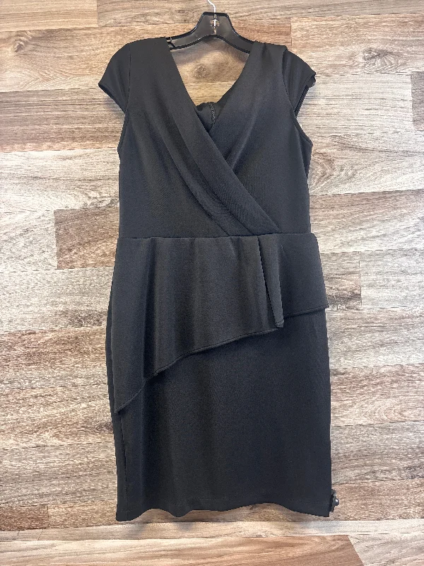 Dress Casual Midi By Marina In Black, Size: L