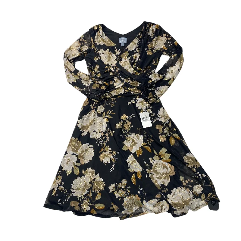 Dress Casual Midi By Rabbit In Floral Print, Size: S