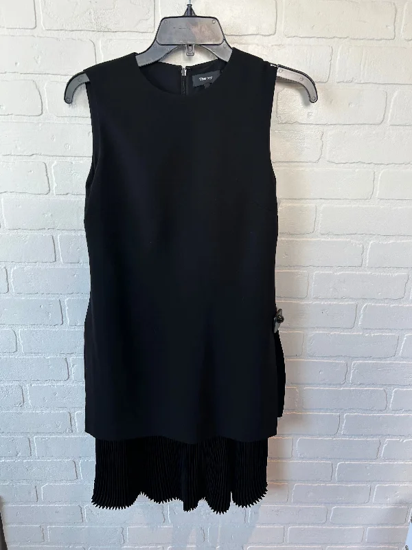 Dress Party Midi By Theory In Black, Size: Xs