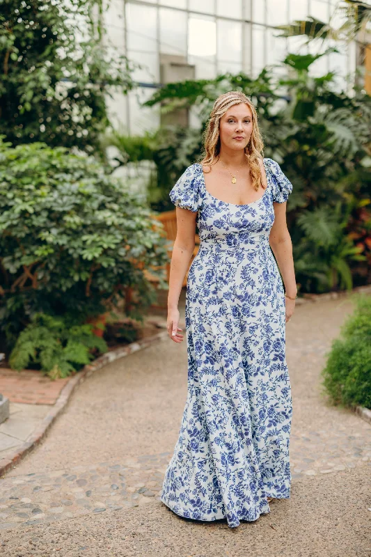 Elizabeth Dress in Evening Garden