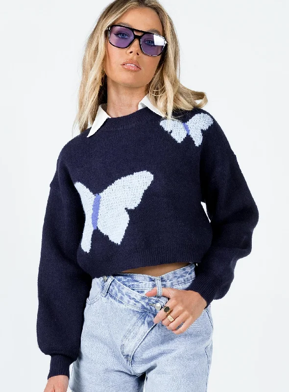 Mia Blake Sweater Blue