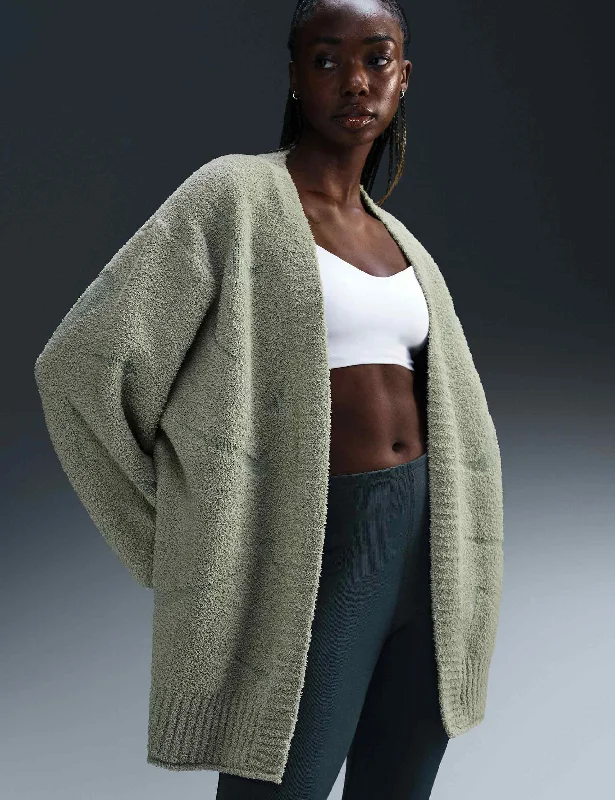 Sportswear Phoenix Cozy Bouclé Oversized Knit Cardigan - Jade Horizon