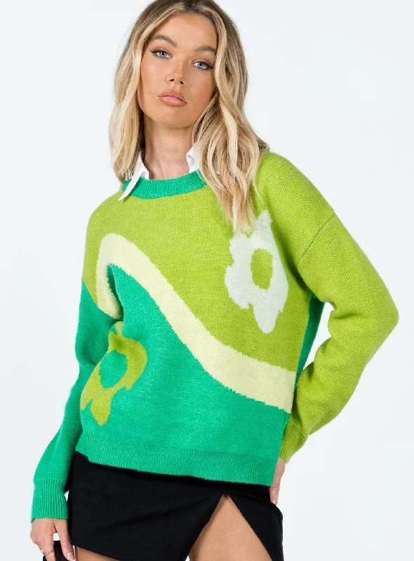 Ronalee Sweater Green