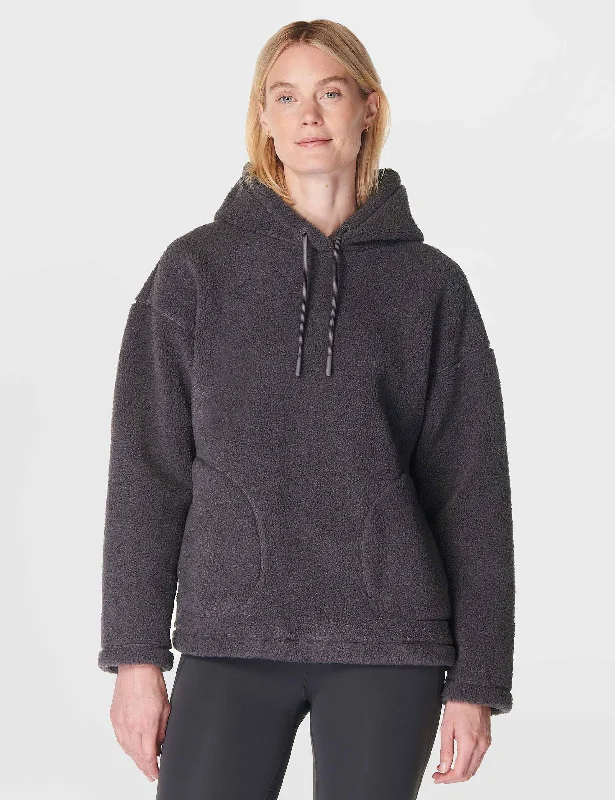 Plush Textured Hoody - Urban Grey